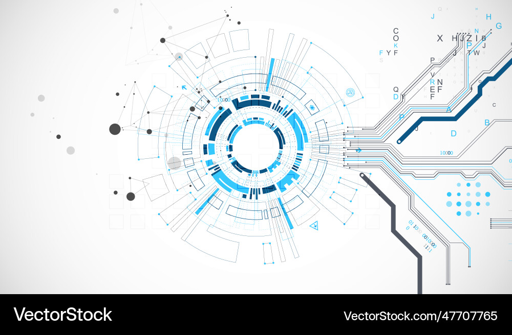 Abstract background with plexus effect scientific Abstract background with plexus effect scientific vector image