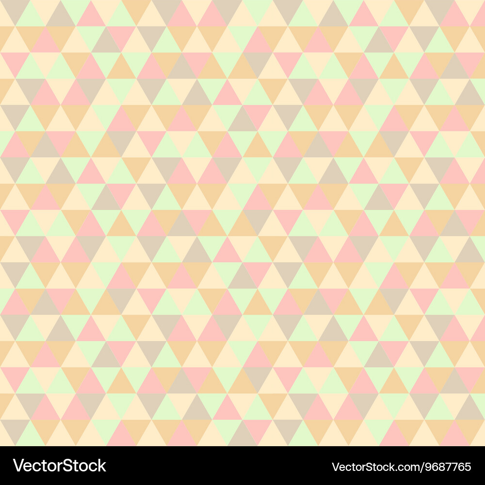 Abstract geometric triangle pattern background Vector Image