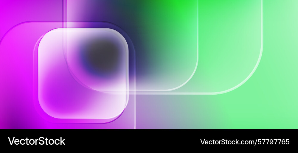 Abstract gradients rounded squares lines create Vector Image