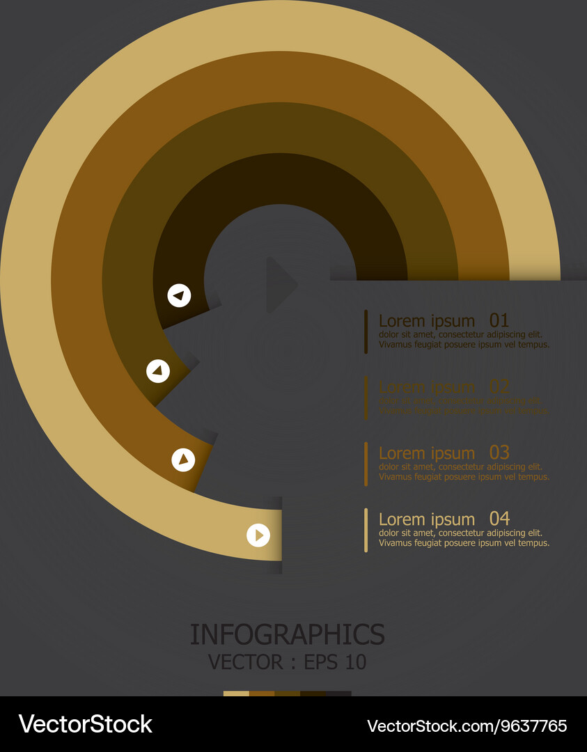 Modern curve design template Vector Image
