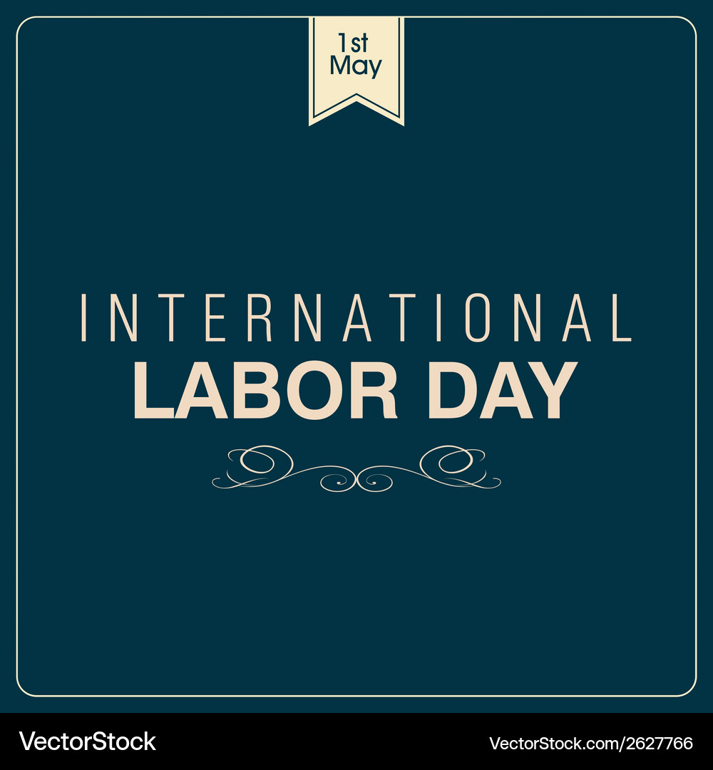 Abstract labor day background with special objects Vector Image