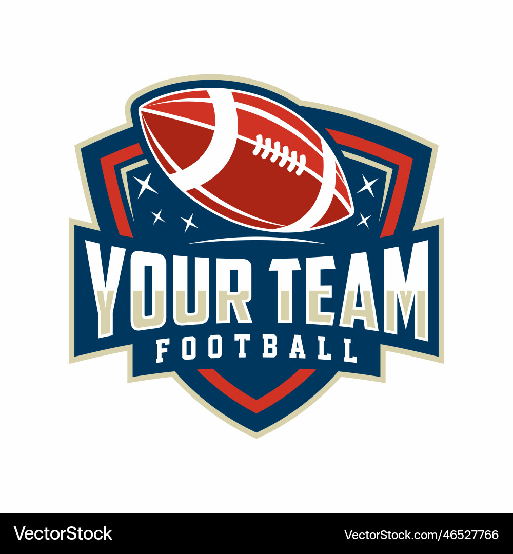 American Football Badge & Logo vector image