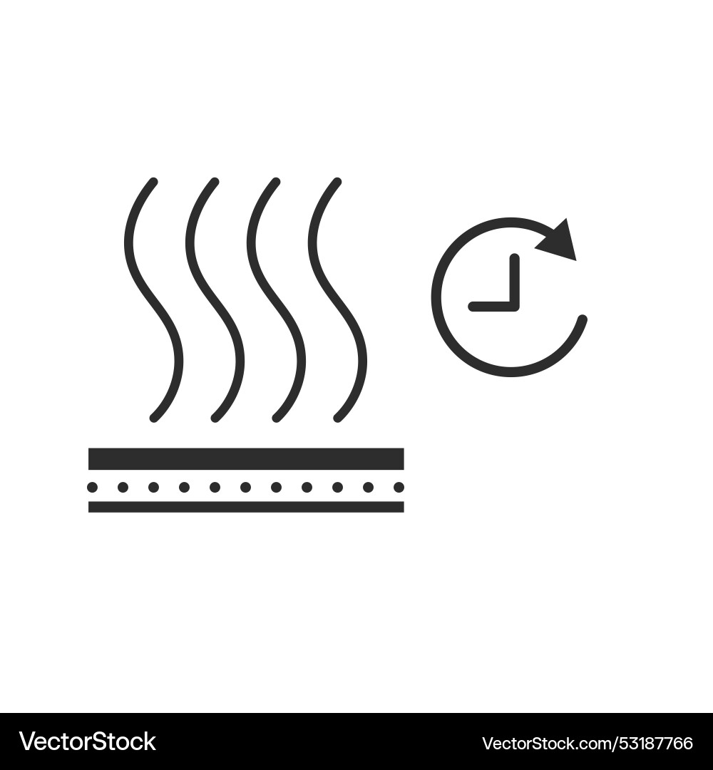 Fast heating icon element design template Fast heating icon element design template vector image