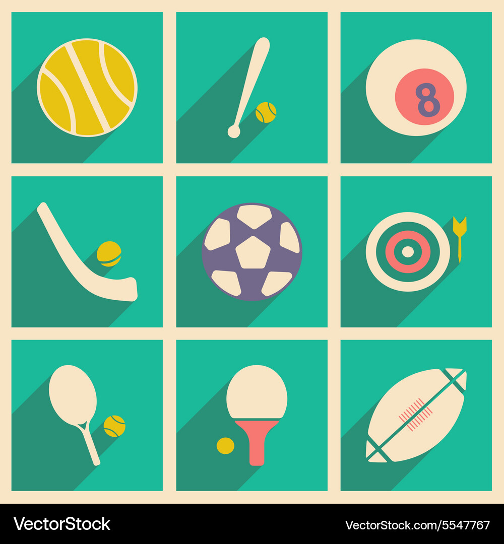 Flat with shadow concept and mobile application Vector Image