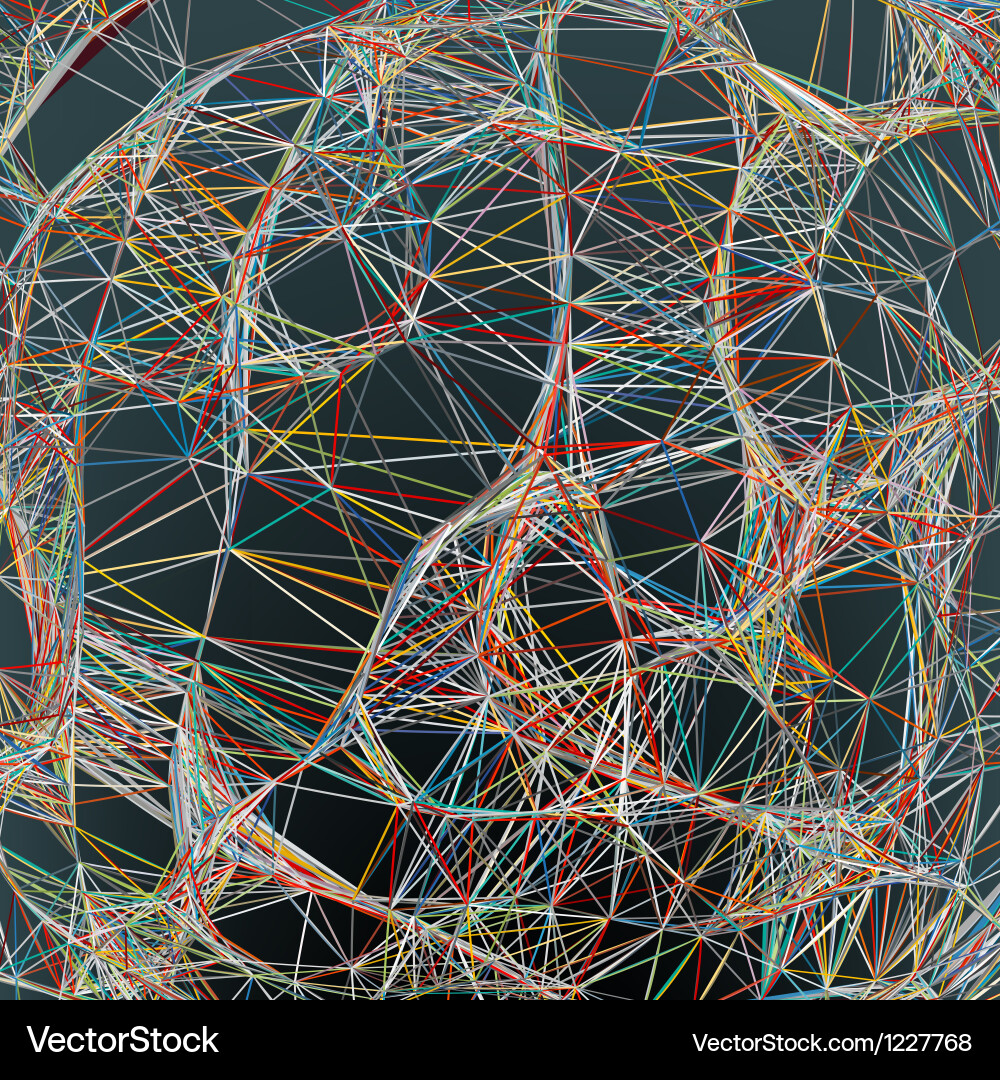 Dynamic Mesh Lines Background vector image