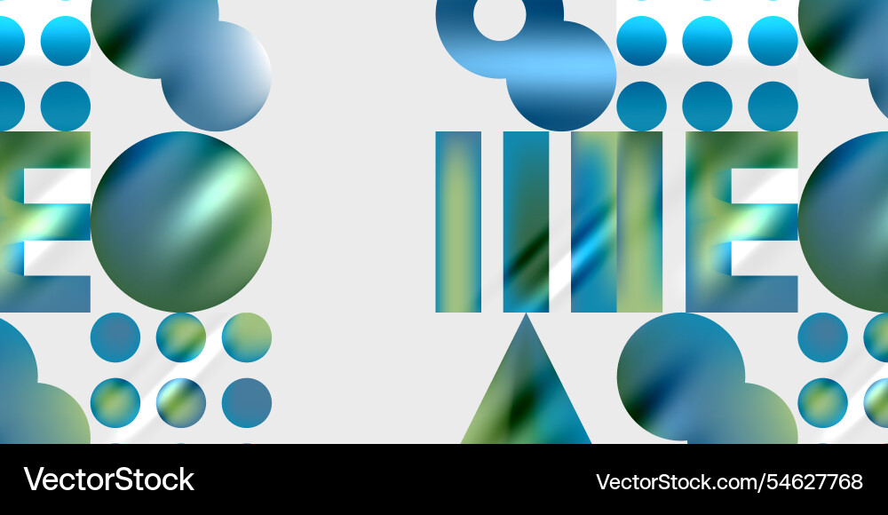 Triangles circles squares rectangles design Triangles circles squares rectangles design vector image