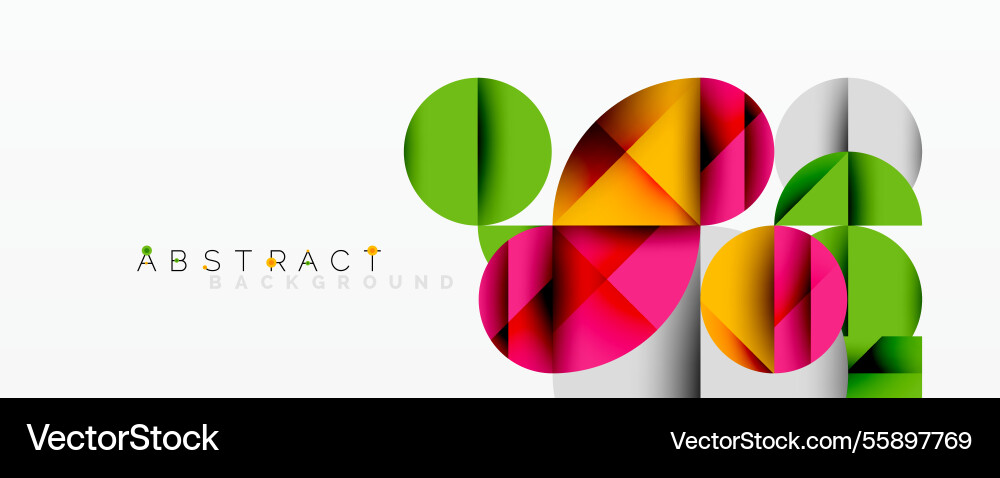 Abstract geometric design with intersecting Abstract geometric design with intersecting Vector Image