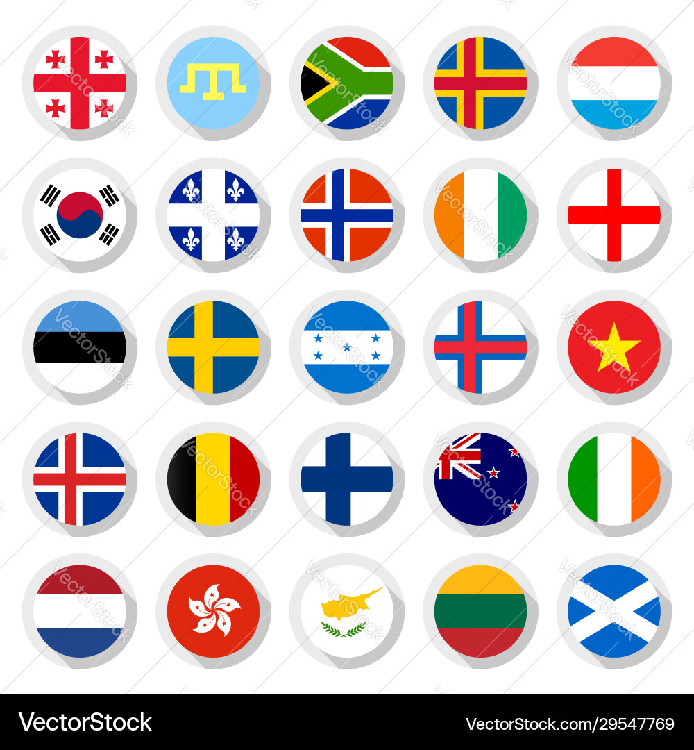 Flags world Flags world vector image