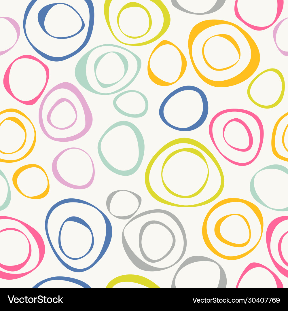 Retro Circle Pattern vector image