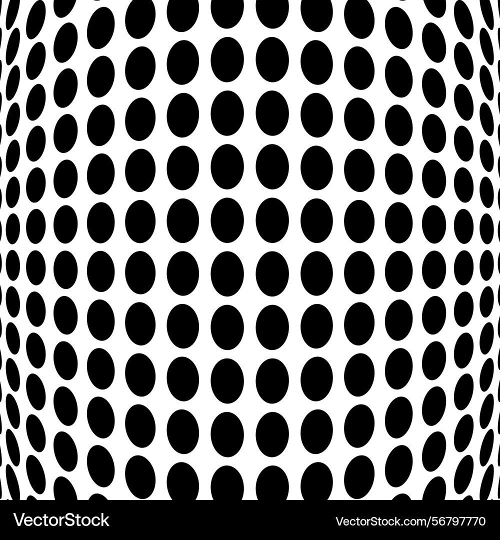 Curved dots pattern abstract Vector Image