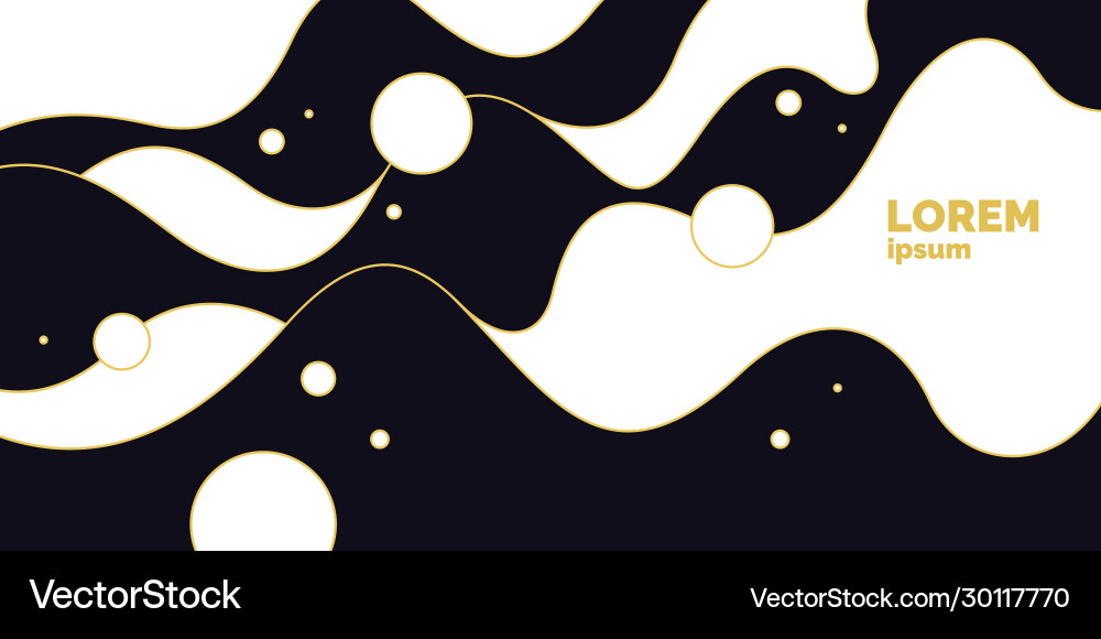 Dynamic Wave Background vector image