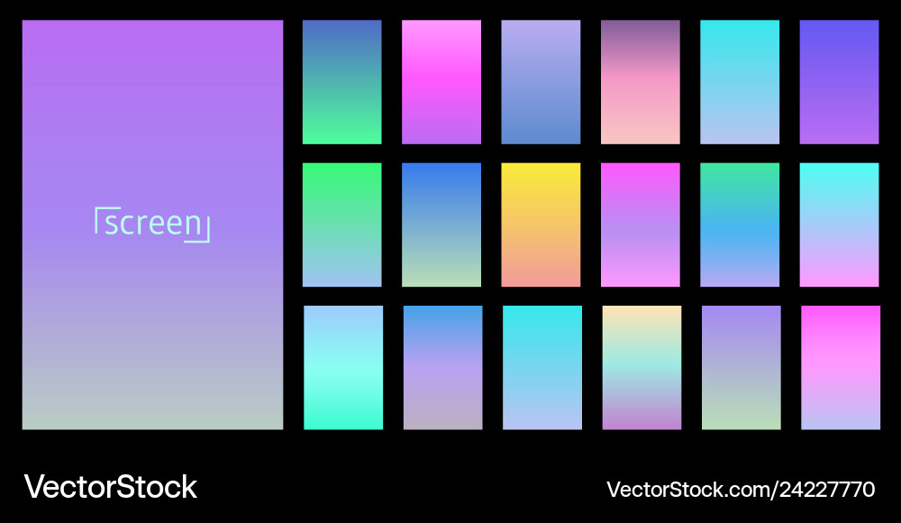 Modern screen design for mobile app collection Modern screen design for mobile app collection vector image