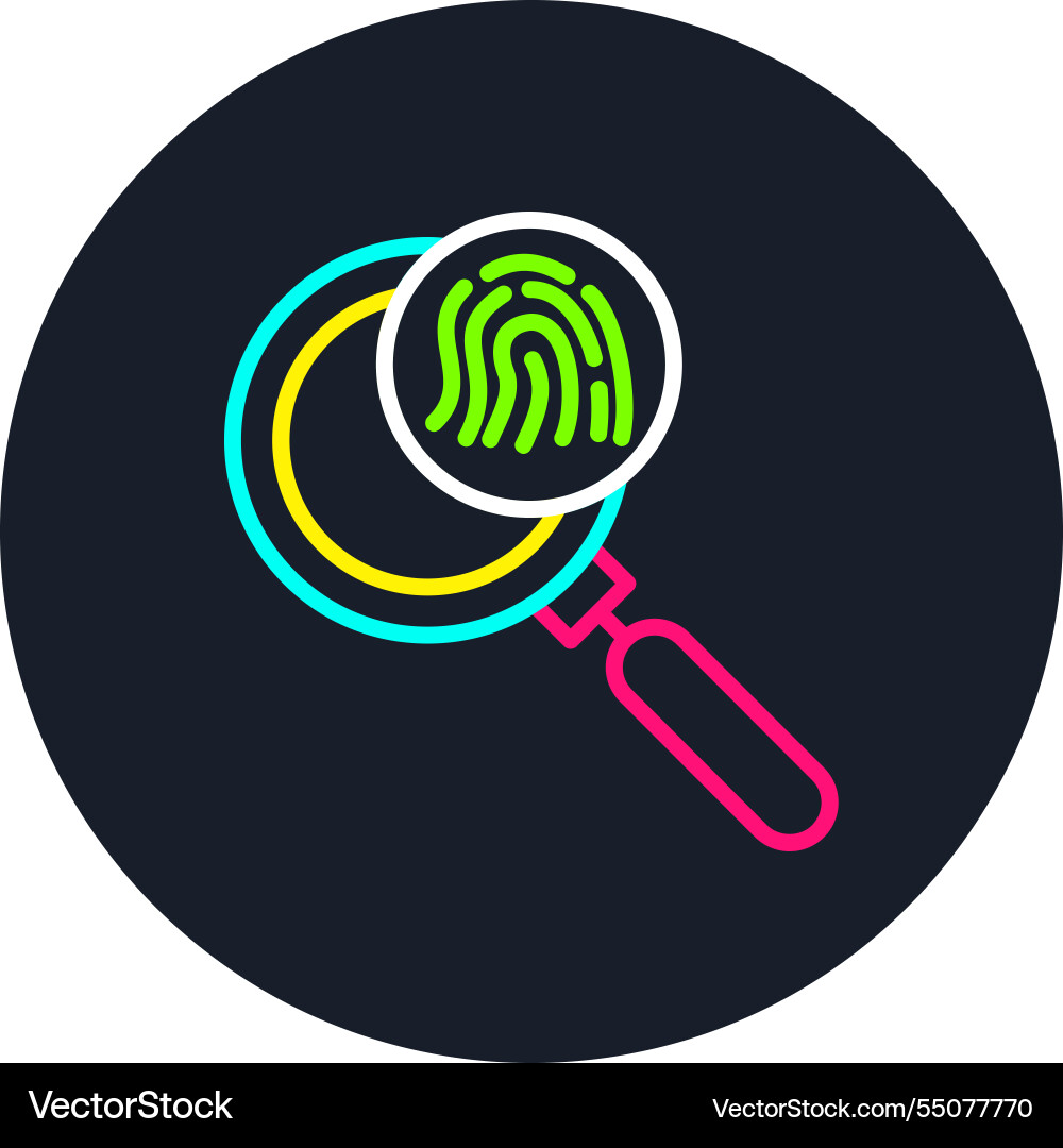 Study line multi color icon Vector Image