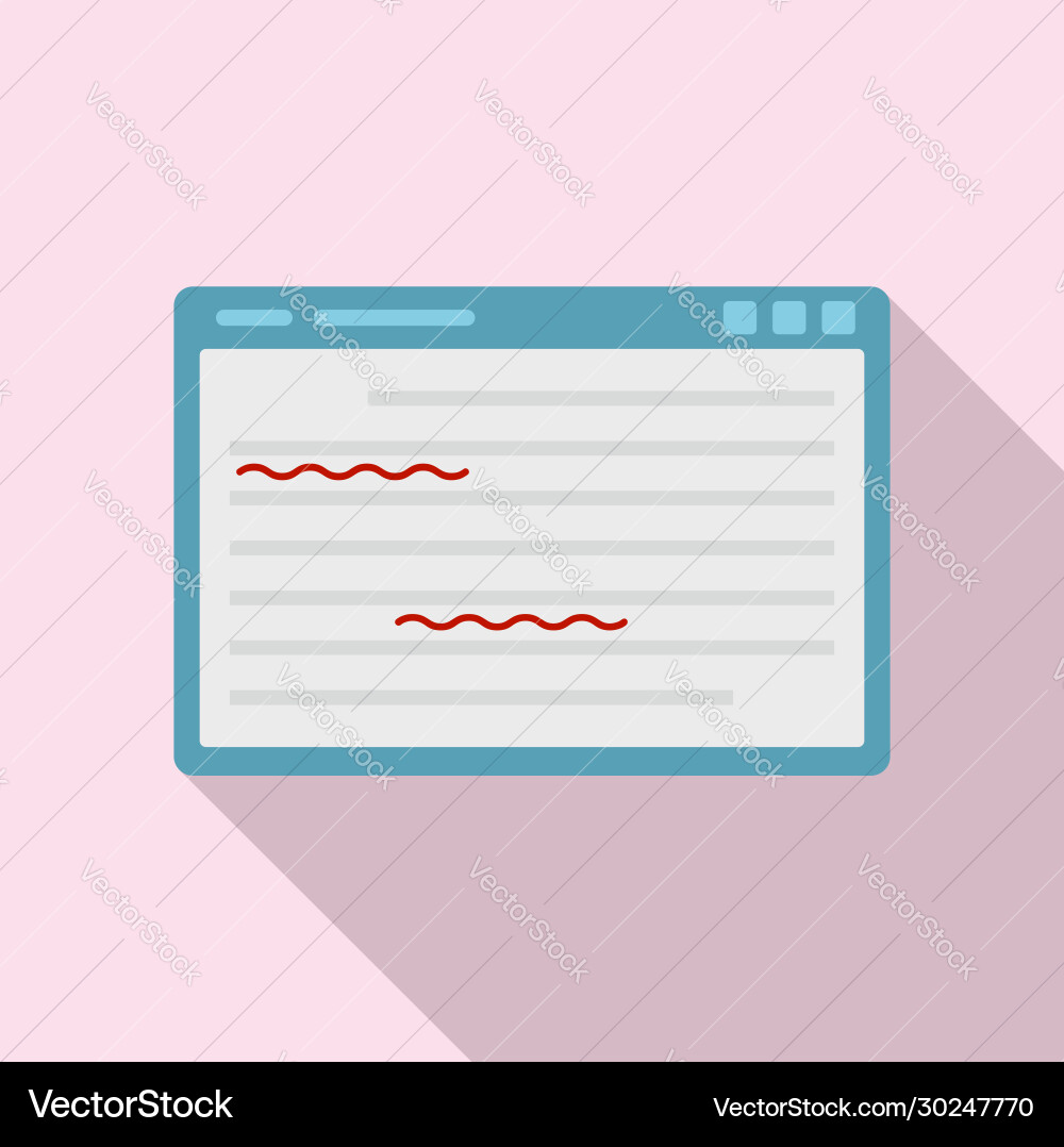 Web editor icon flat style Vector Image