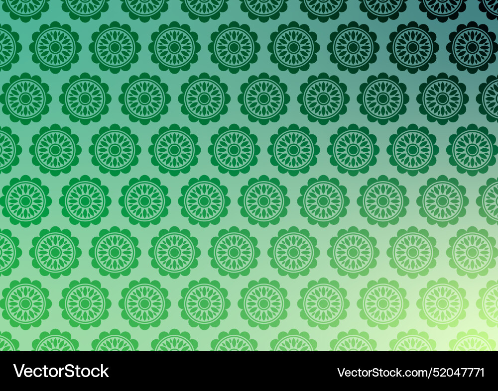 Abstract pattern green circle flower gradient Abstract pattern green circle flower gradient Vector Image