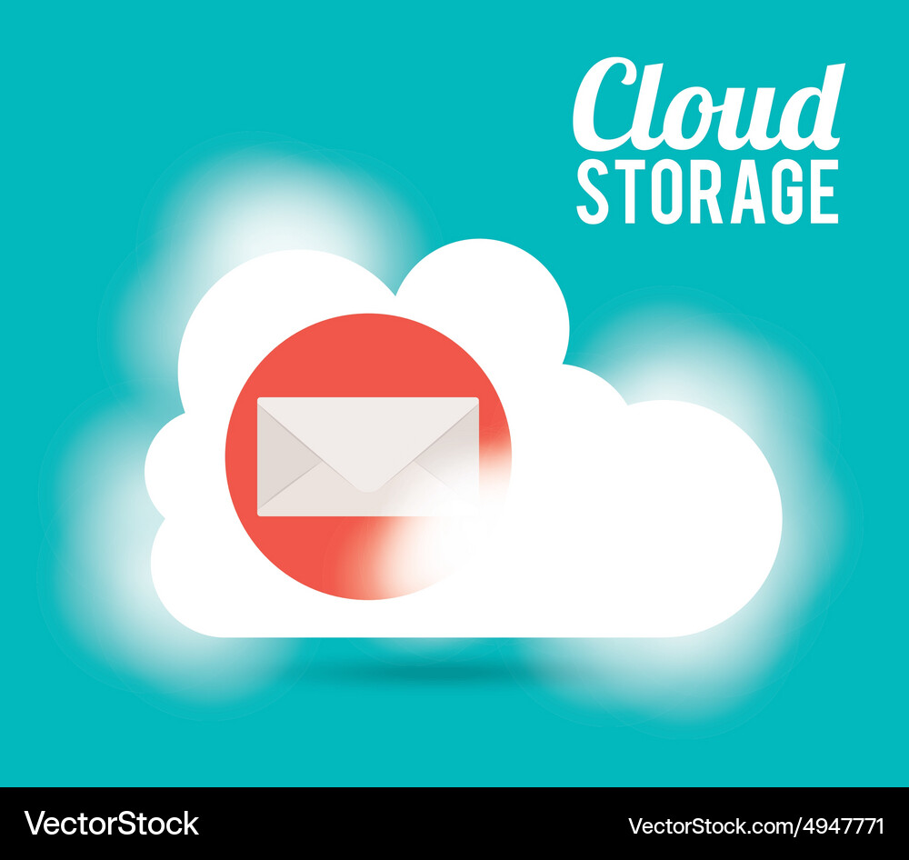 Cloud computing Vector Image
