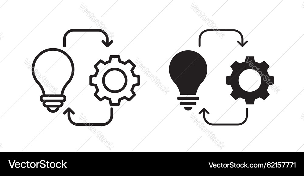 Implementation Icon Set - Smart Solutions – Royalty-Free Vector ...