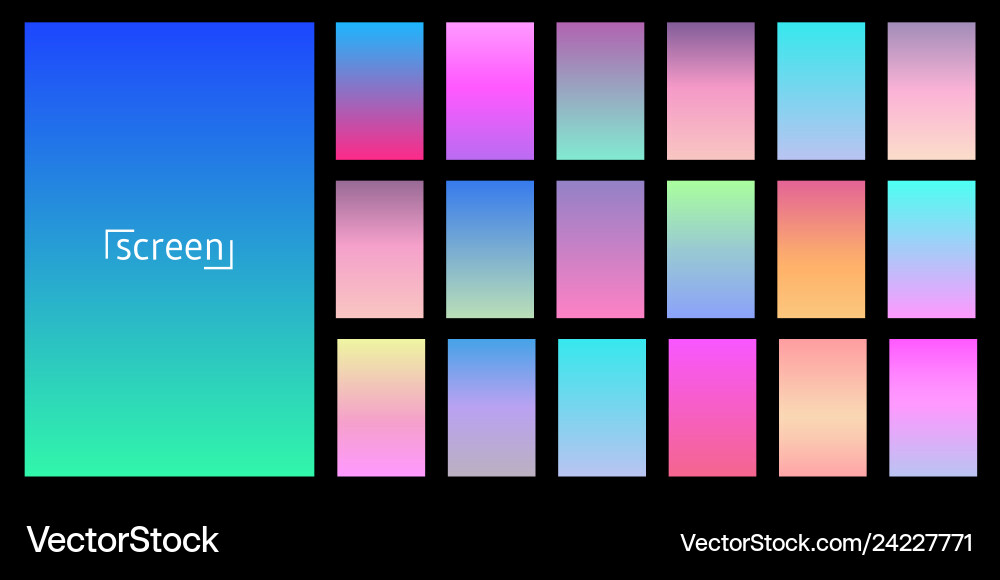 Modern screen design for mobile app collection Modern screen design for mobile app collection vector image