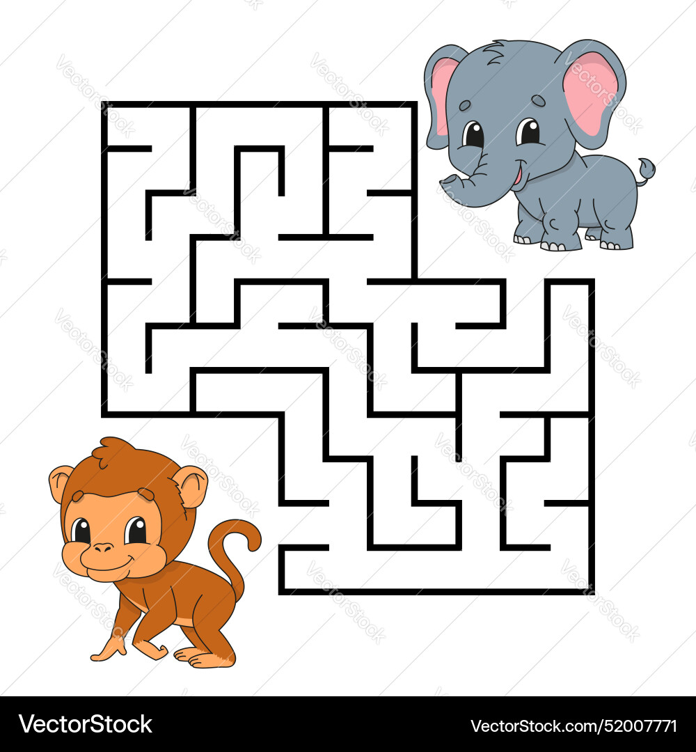 Animal Maze Vector Images (over 4,700)
