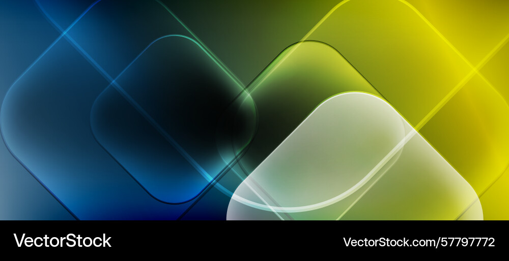 Abstract composition featuring overlapping Abstract composition featuring overlapping Vector Image