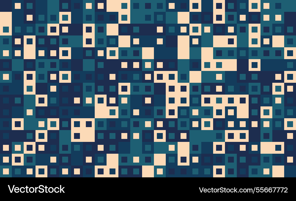 Colorful geometric grid pattern with minimal vector image