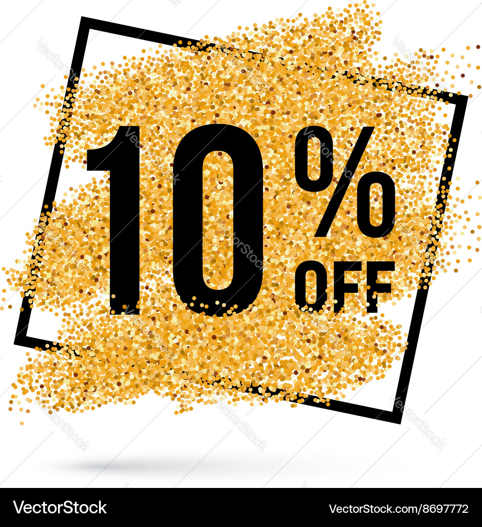Gold placer Vector Image