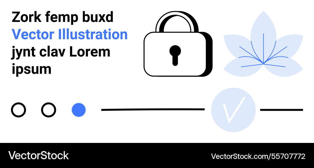 Secure content and data with privacy protection Vector Image