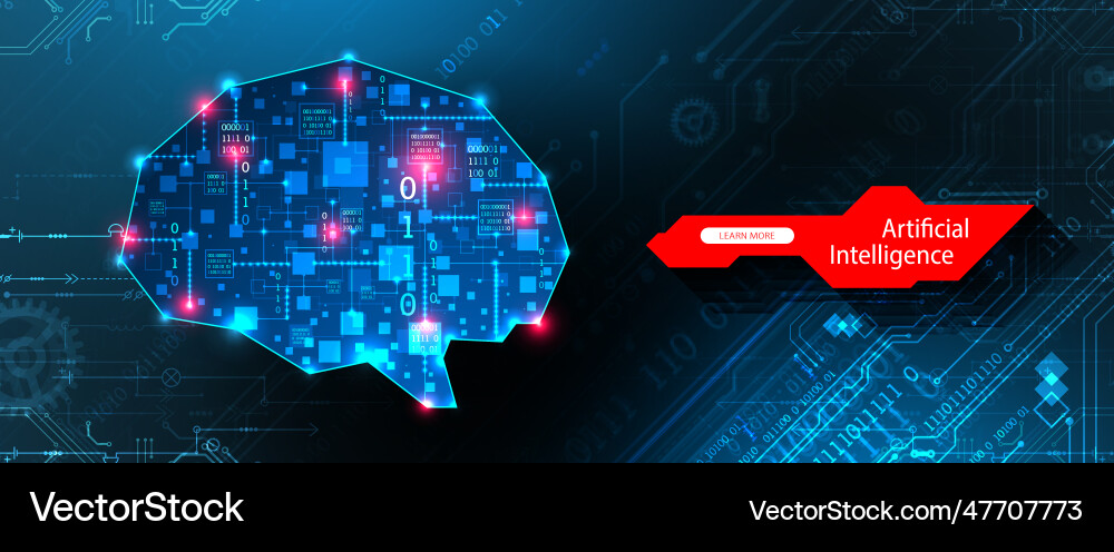 Abstract background on the theme of artificial Abstract background on the theme of artificial vector image