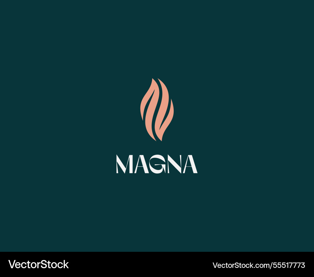 Abstract premium logo design creative vivid flame Abstract premium logo design creative vivid flame vector image