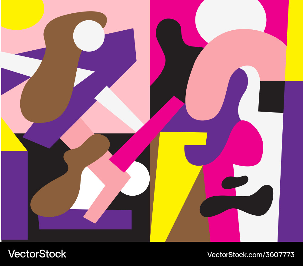 Abstract Shapes - Dynamic Composition vector image