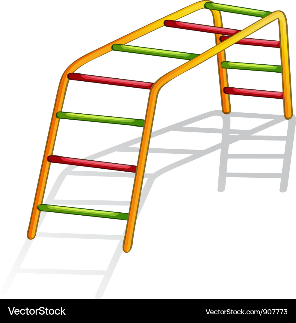 Monkey Bars Playground Vector Image