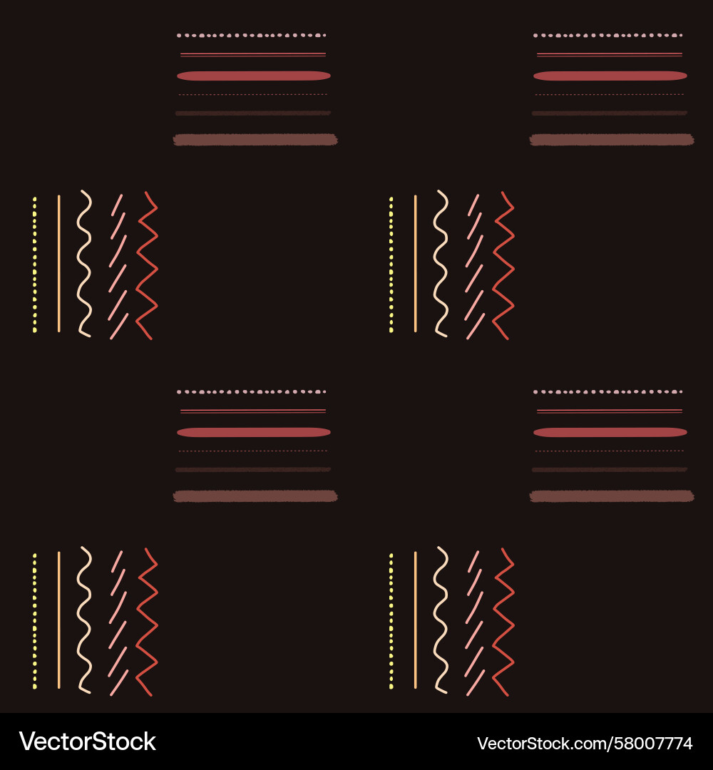 Abstract minimalist pattern with lines dots Vector Image