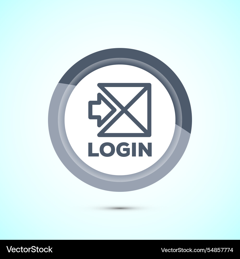 User profile login icon design access Vector Image