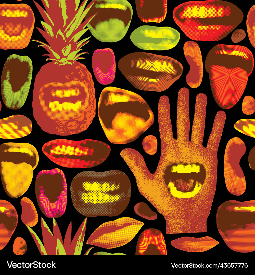 Abstract Expression Pattern vector image