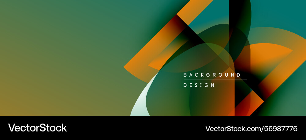 Abstract geometric shapes overlap creating Abstract geometric shapes overlap creating Vector Image