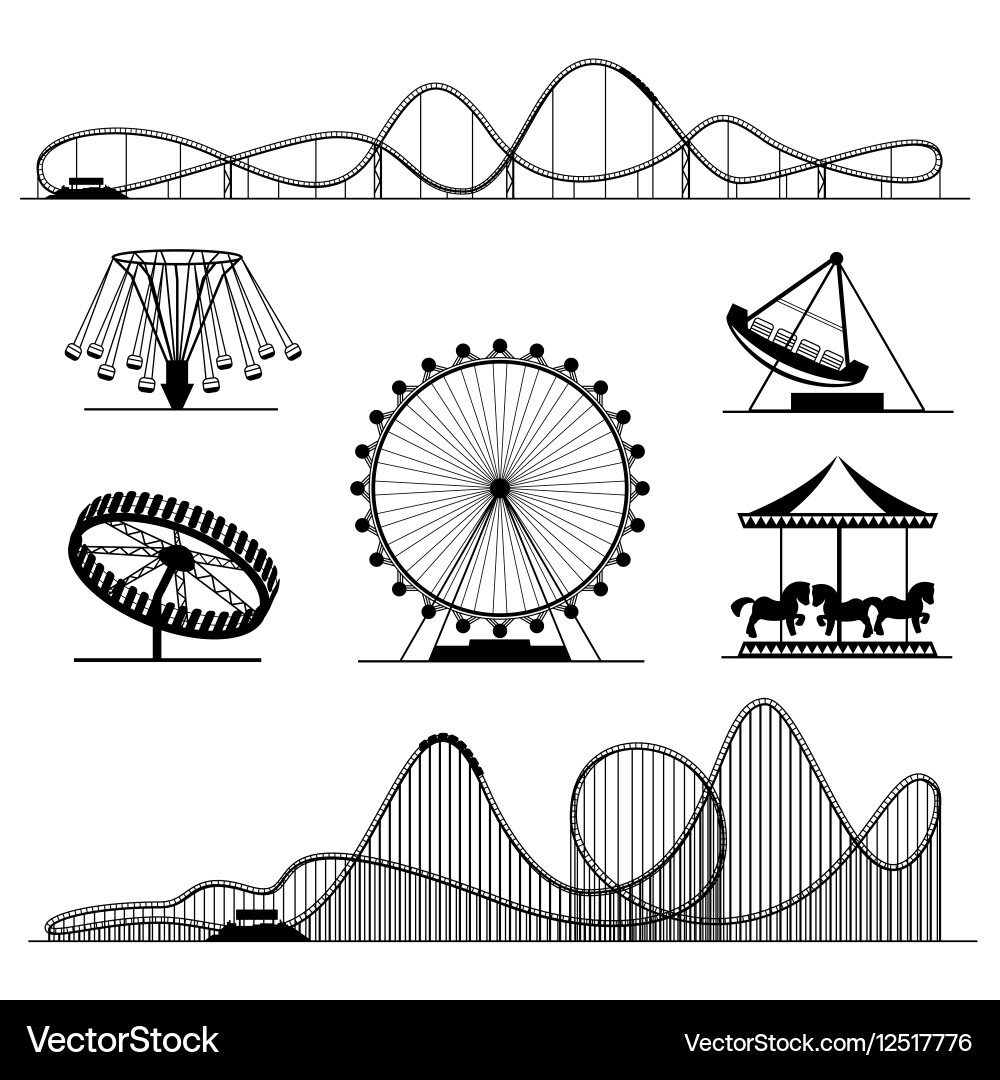 Funfair Rides Vector Images (over 6,700)