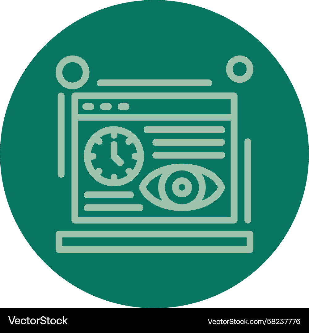 Multi Color Session Line Icon Vector Image