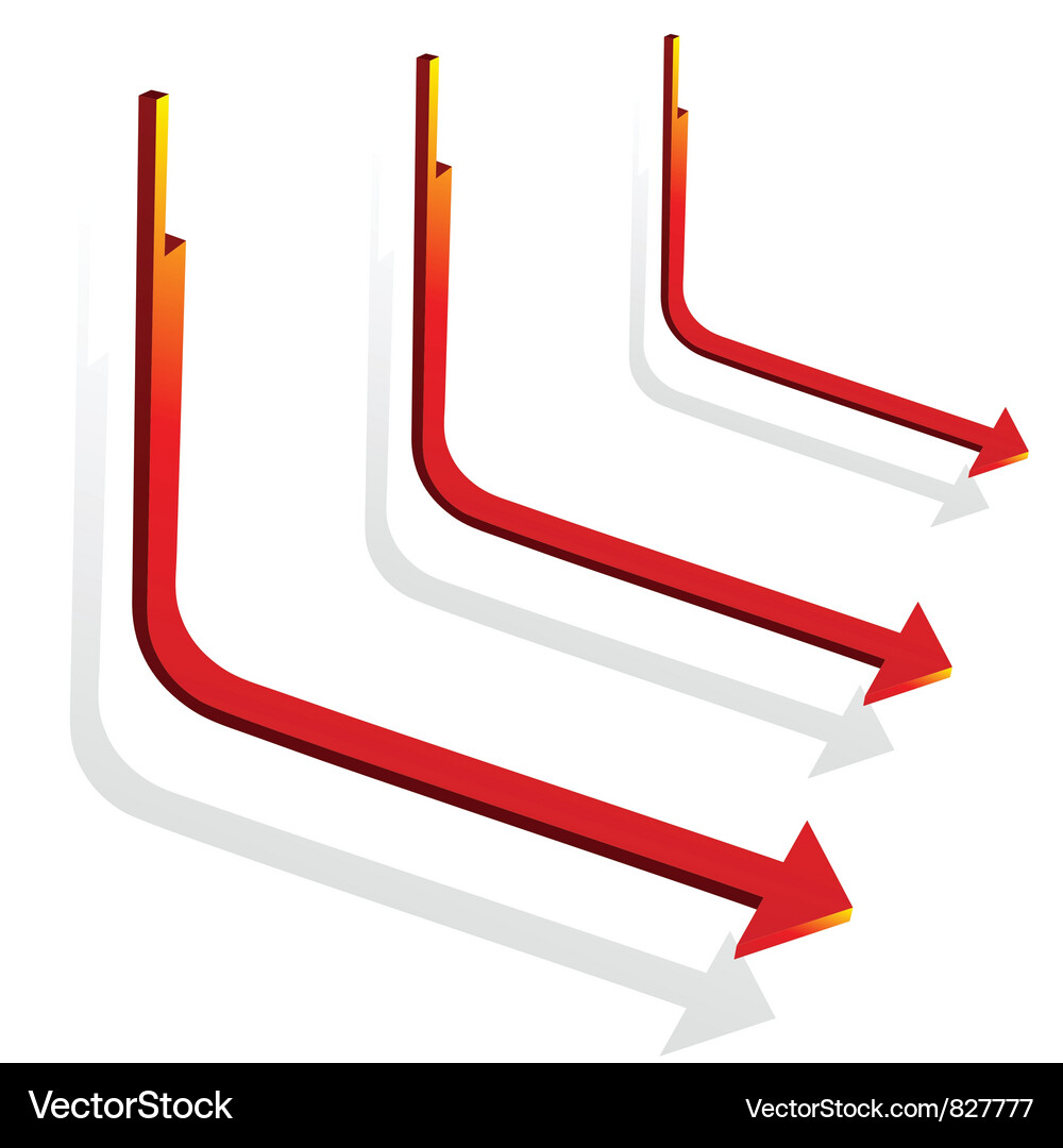 Abstract arrow Vector Image