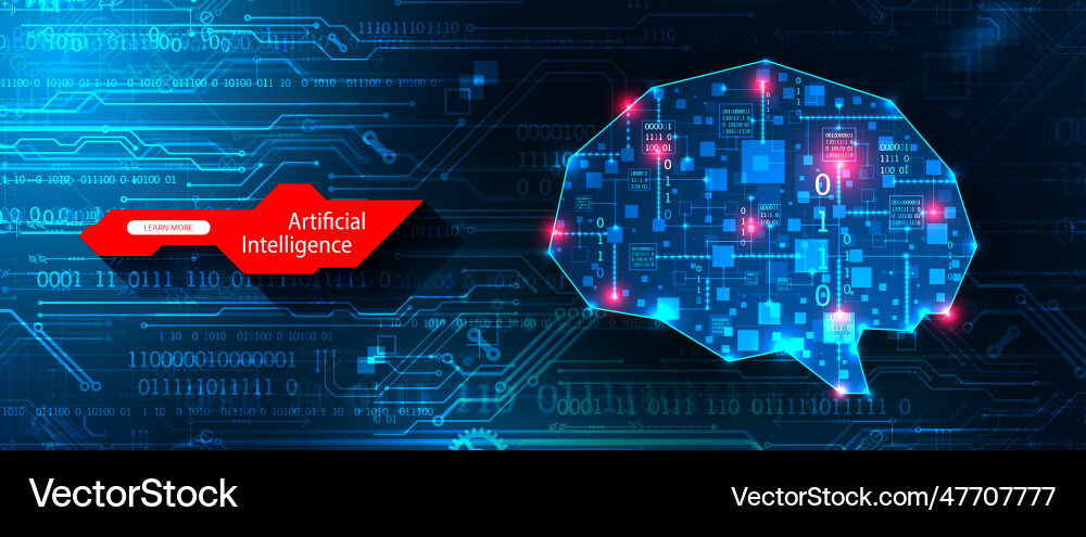 Abstract background on the theme of artificial Abstract background on the theme of artificial vector image