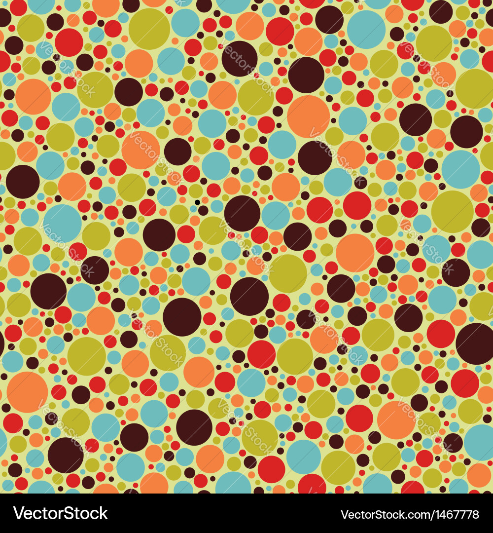 Abstract Colorful Circle Pattern vector image