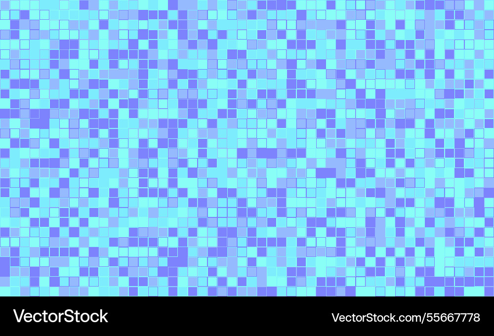 Abstract cube mosaic with structured colors Vector Image