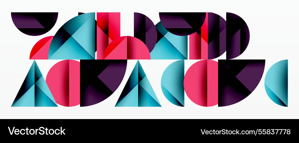 Abstract geometric pattern with intersecting Abstract geometric pattern with intersecting vector image