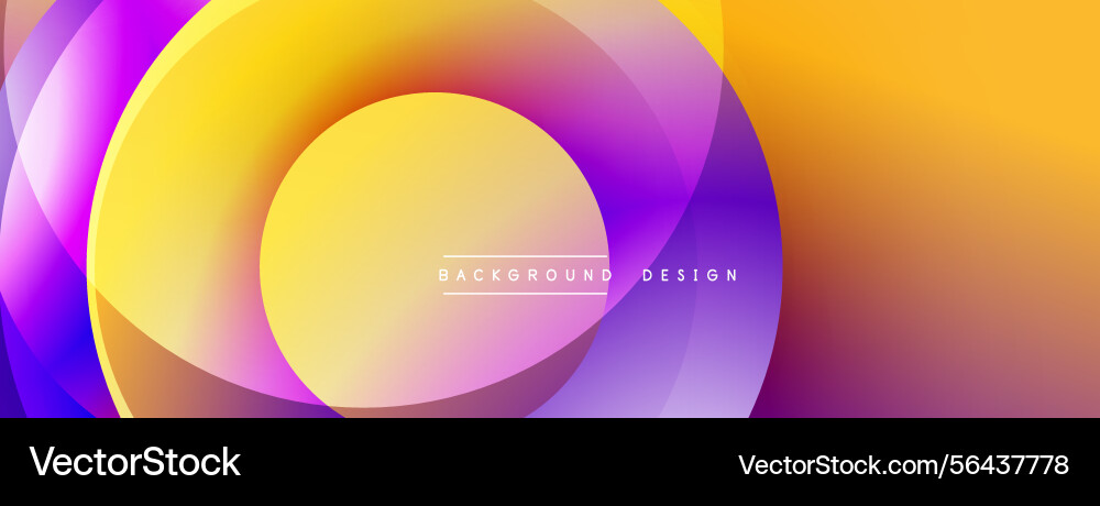 Abstract vibrant layers create dynamic circular Abstract vibrant layers create dynamic circular vector image