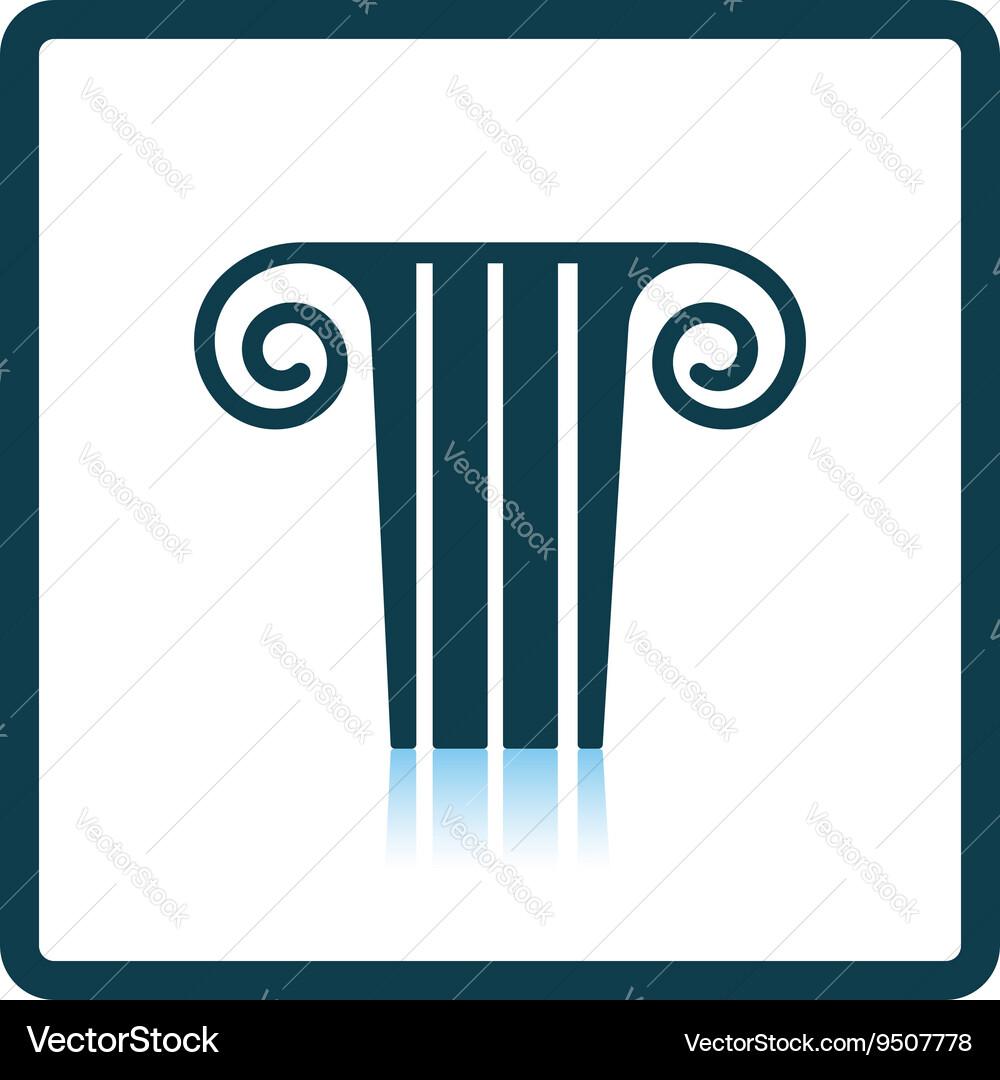 Antique column icon Royalty Free Vector Image - VectorStock