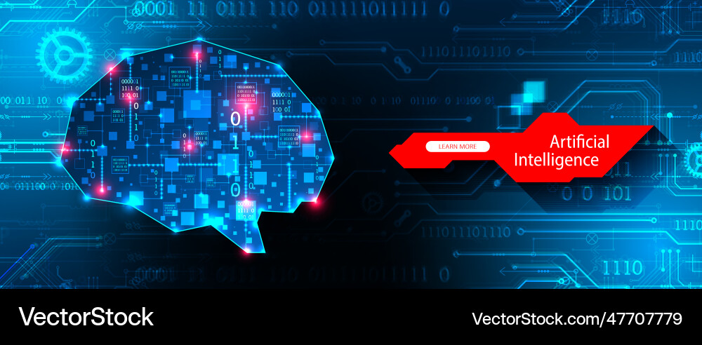 Abstract background on the theme of artificial Abstract background on the theme of artificial vector image
