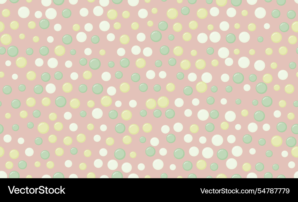 Polka dot with a repeating round spot pattern Polka dot with a repeating round spot pattern vector image