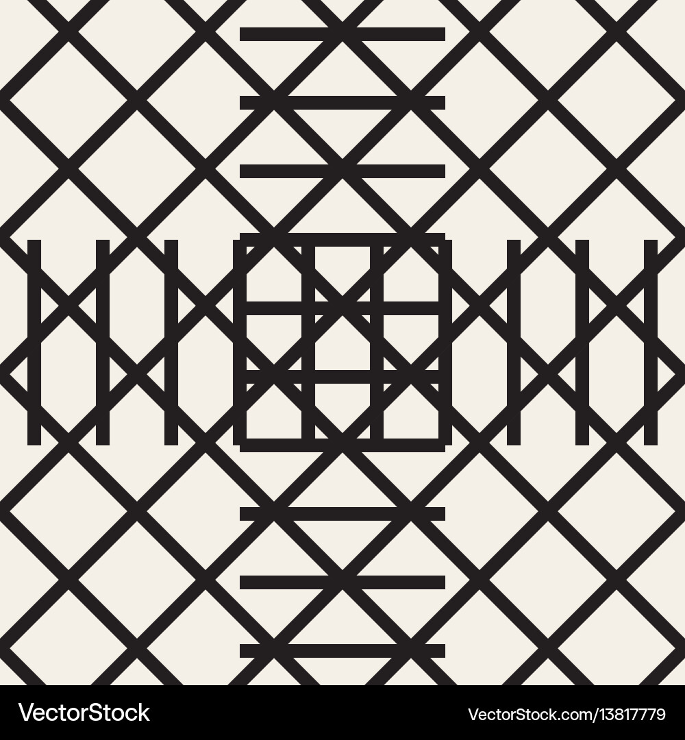Zigzag lines geometric seamless pattern Zigzag lines geometric seamless pattern vector image
