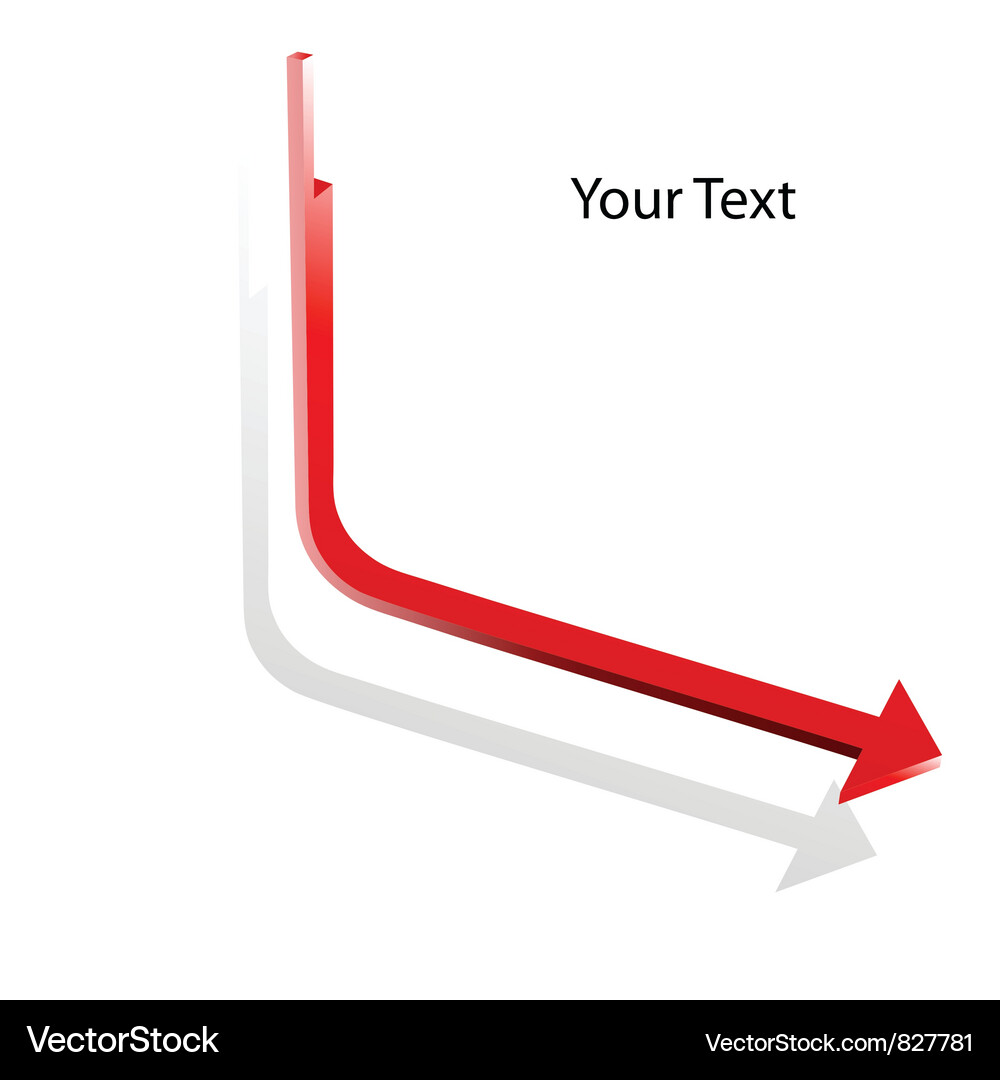 Abstract arrow Vector Image