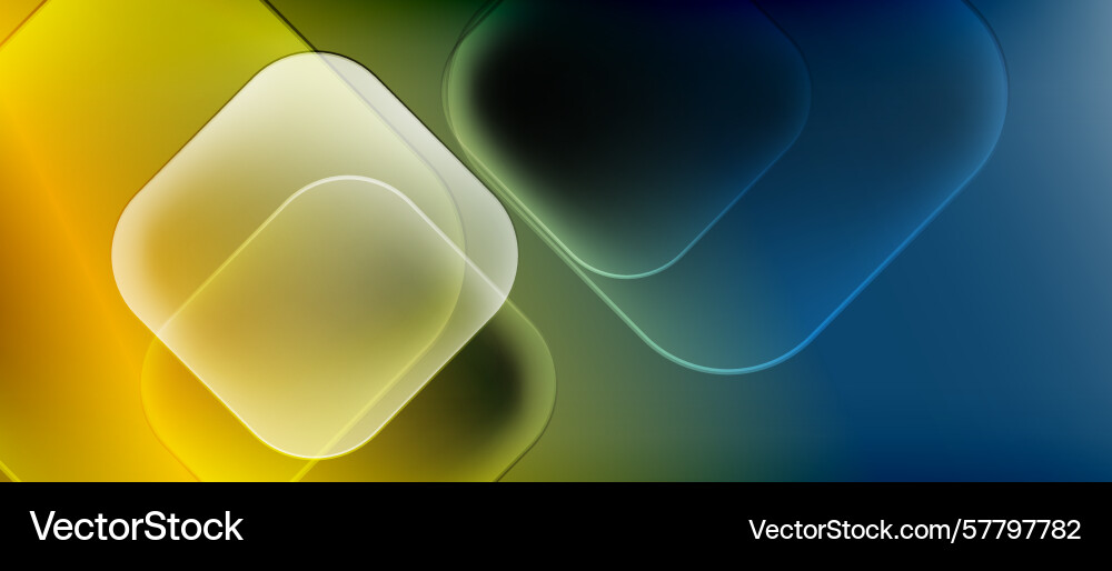 Abstract composition featuring overlapping Abstract composition featuring overlapping Vector Image
