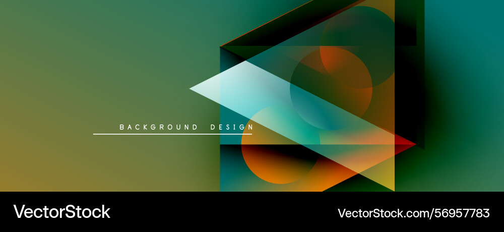 Abstract geometric shapes overlap creating Abstract geometric shapes overlap creating vector image